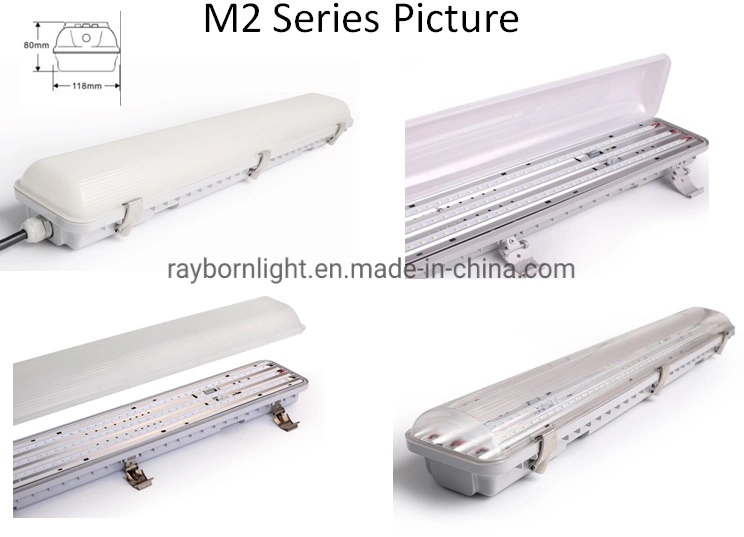 IP65 5FT 1500mm Warehouse Factory Workshop Supermarket Linear Low Bay 50W 60W LED Tri-Proof Light/Vapor Tight Fixture